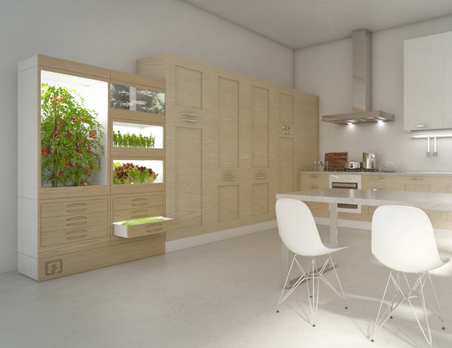 Grow Salad In Your Kitchen Inside This Sleek Sensor-Driven Cabinet | Co.Exist | ideas + impact