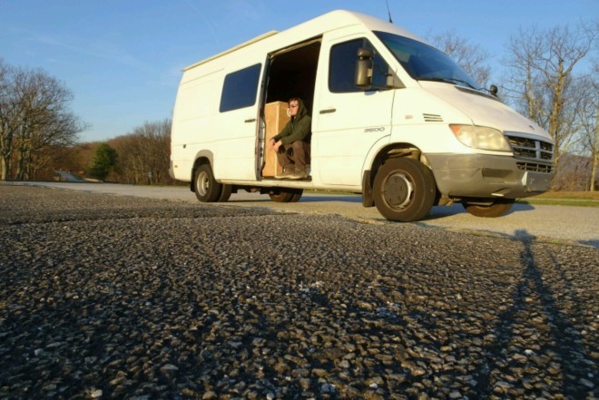 Man quits his job to transform his van into an off-grid mobile home | Inhabitat – Green Design, Innovation, Architecture, Green Building