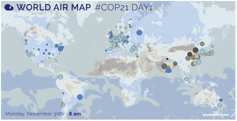 Plume Labs crowdsources air pollution data